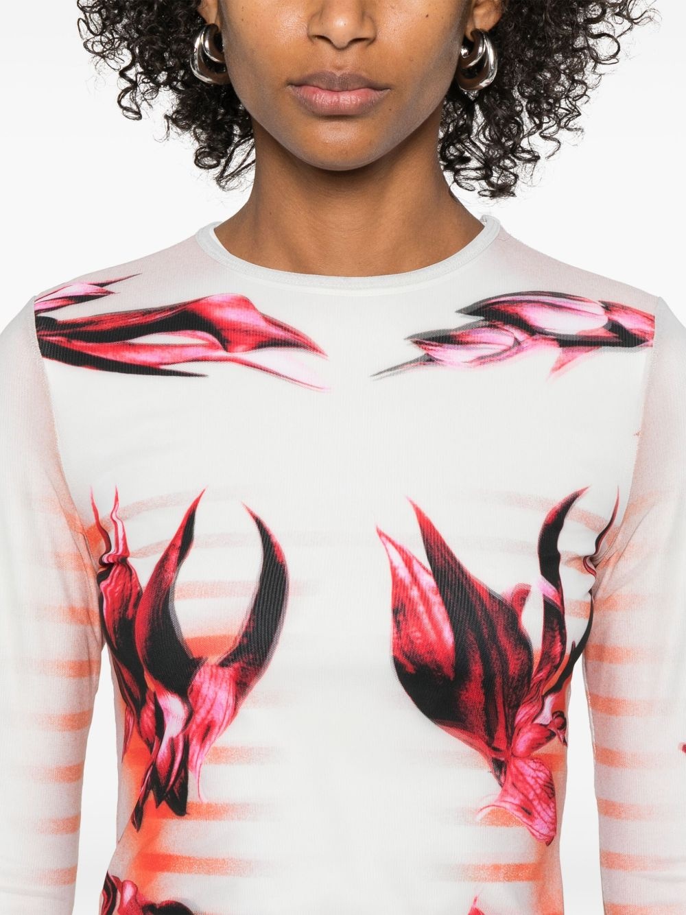 double-layered printed top - 5