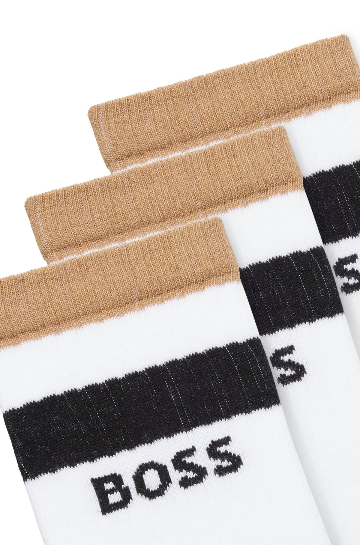 THREE-PACK OF SHORT-LENGTH SOCKS WITH SIGNATURE STRIPES - 2