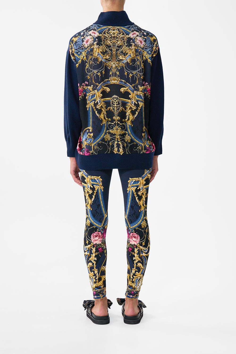 SILK BACK TURTLE NECK KNIT - 3