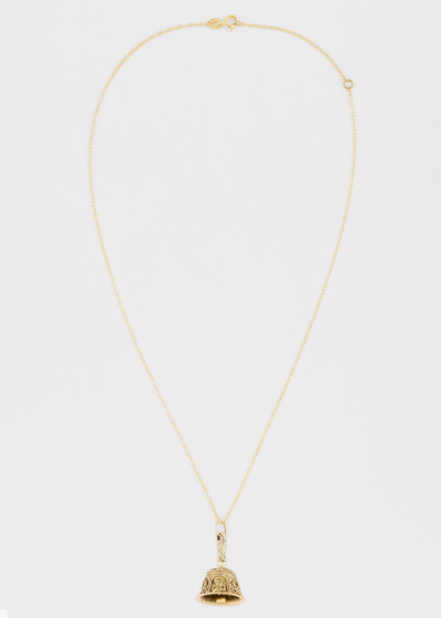 Paul Smith 'Artfully Articulated Bell' Vintage Gold Necklace outlook
