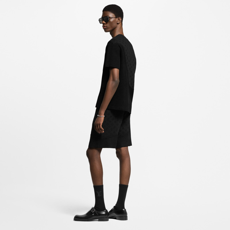 Graphic Jacquard Knitted Shorts 2