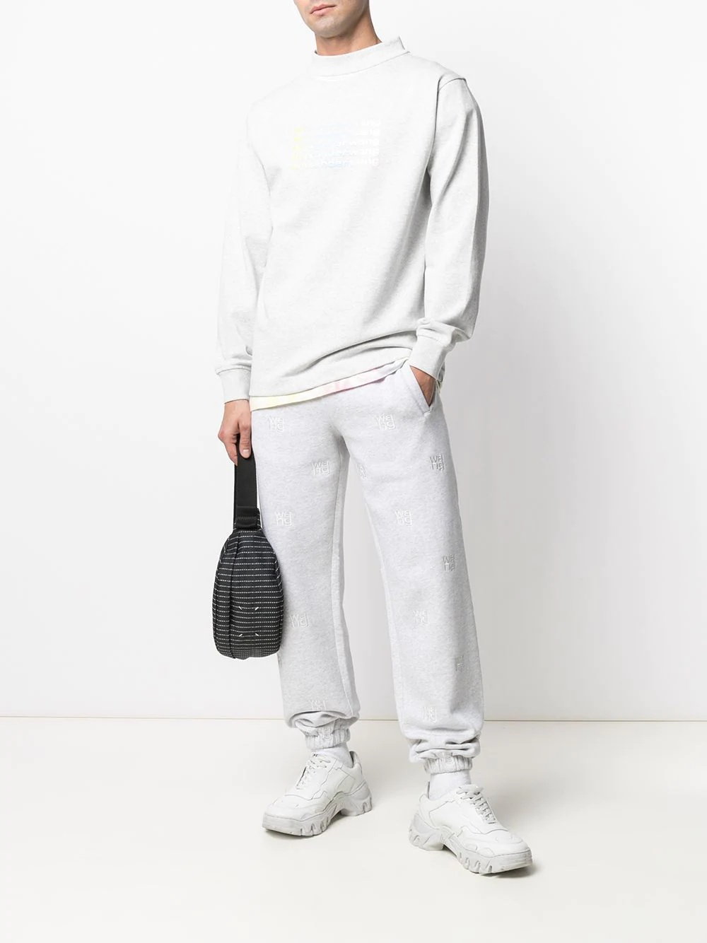 all-over logo track pants - 2