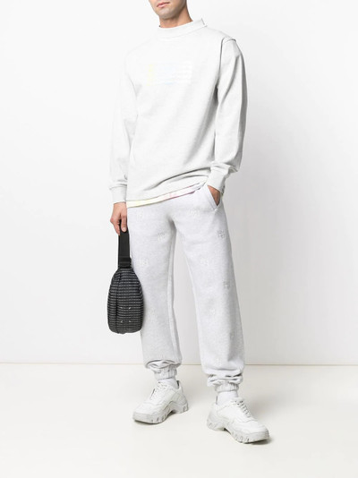 Alexander Wang all-over logo track pants outlook