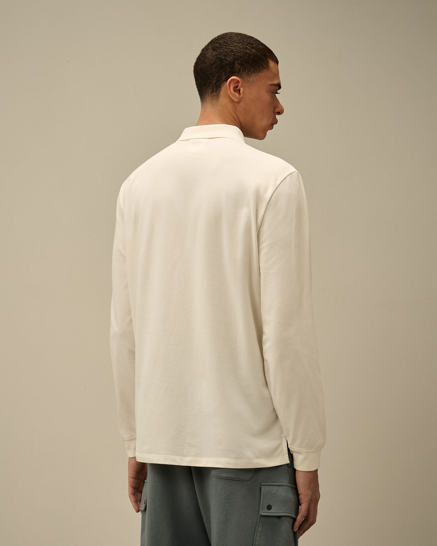 Stretch Piquet Longsleeve Polo - 4