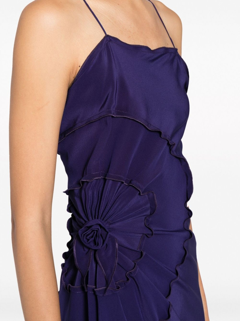 asymmetric silk dress 5