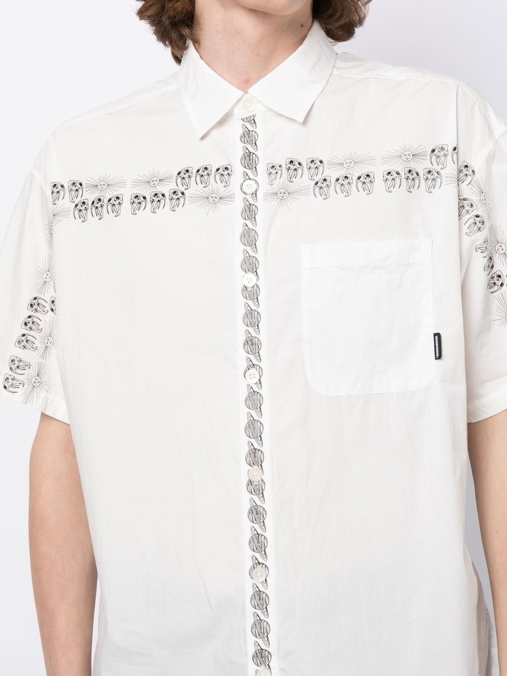 graphic-print short-sleeved shirt - 5