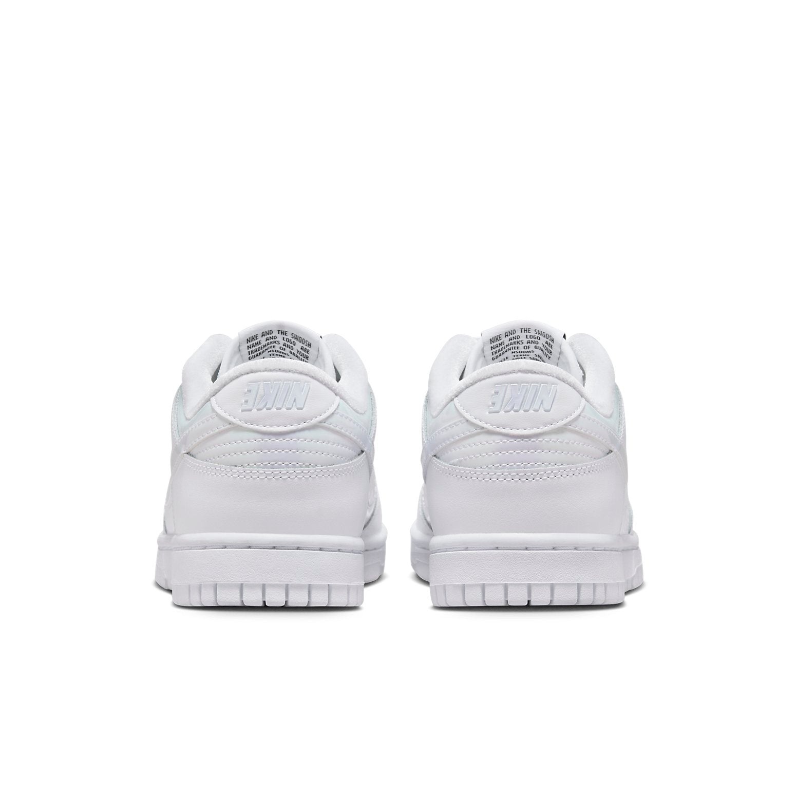 (WMNS) Nike Dunk Low 'Just Do It - White Iridescent' FD8683-100 - 5
