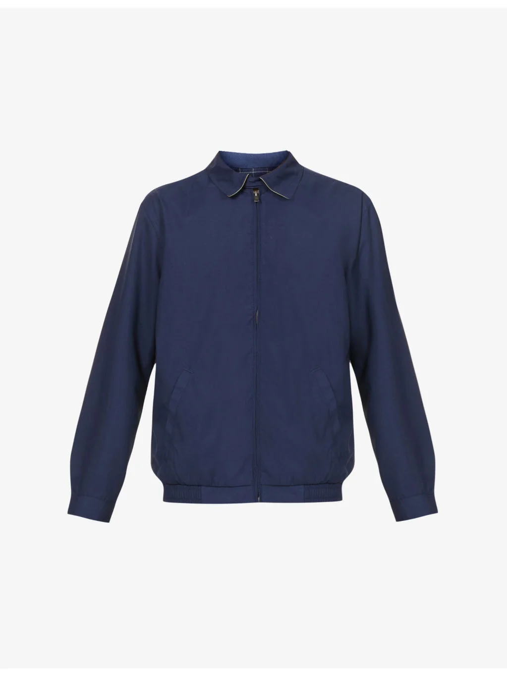Bi-Swing brand-embroidered regular-fit woven windbreaker jacket - 1