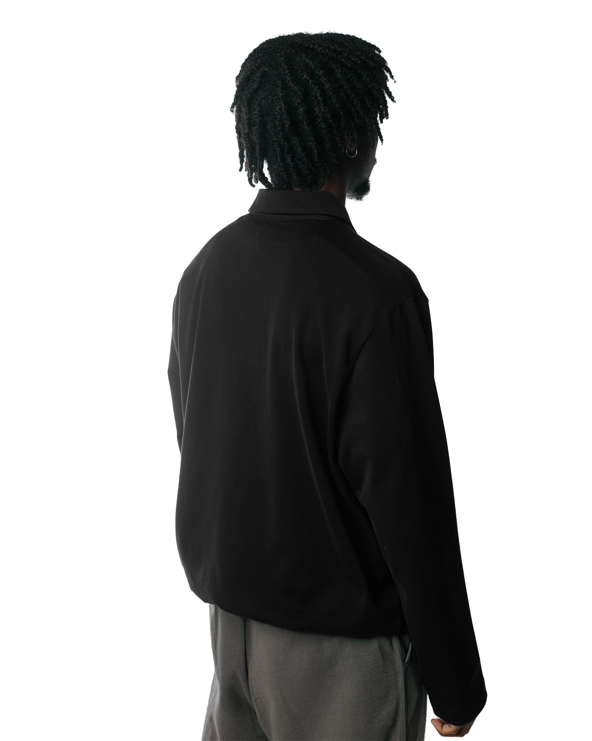 L/S Richmond Polo Black - 3