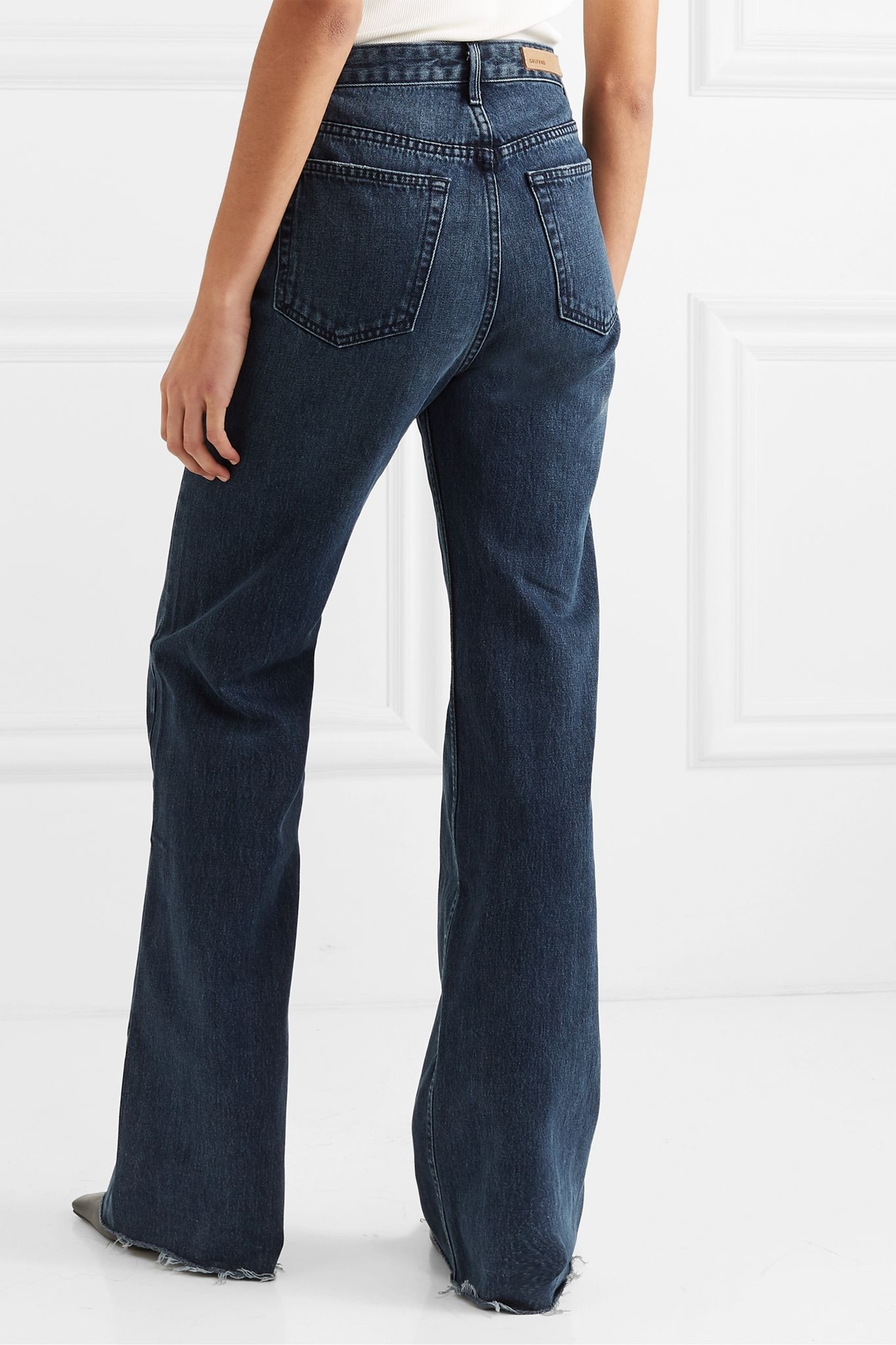 Carla high-rise wide-leg jeans - 4