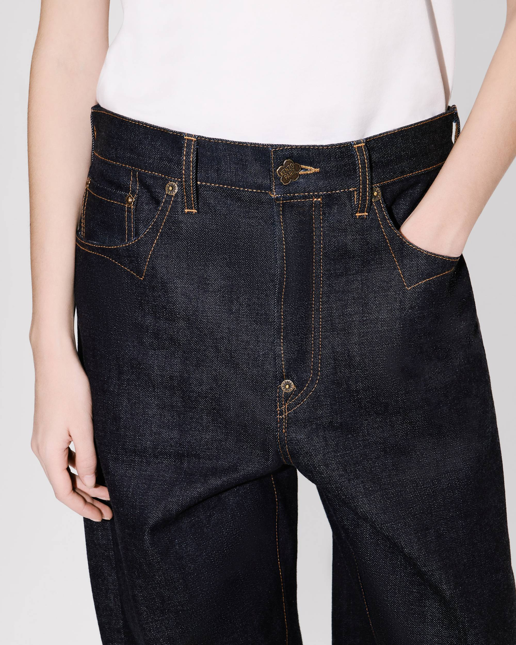 Low-waist jeans in japanese denim - 6