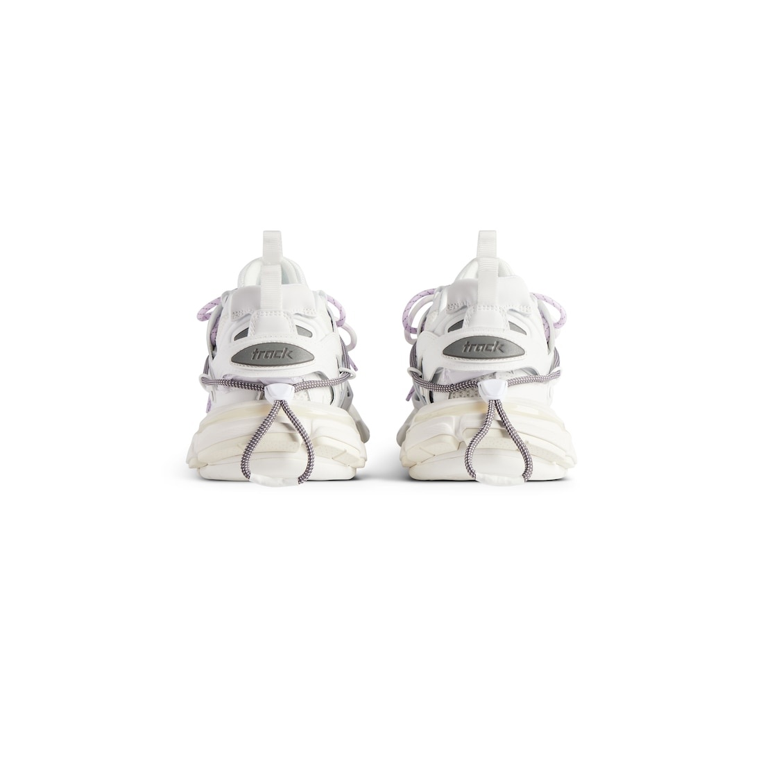 Women's Track Trail Laces Sneaker  in White/lilac - 5