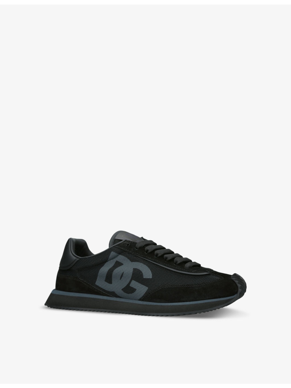 Aria branded suede and mesh trainers - 3