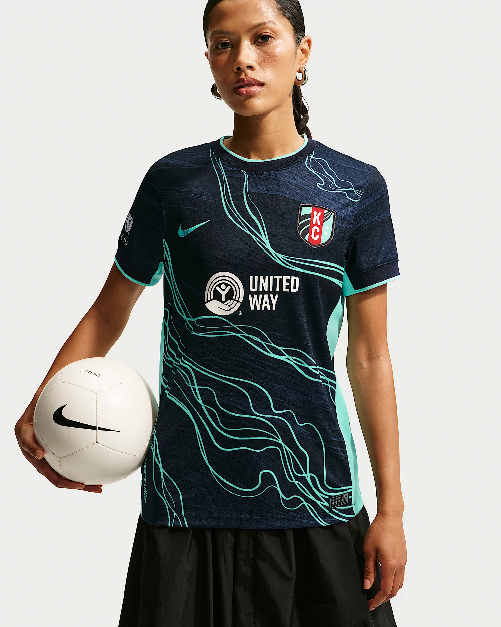 Kansas City Current Stadium Away Women's Nike Dri-FIT NWSL Replica Jersey - 1