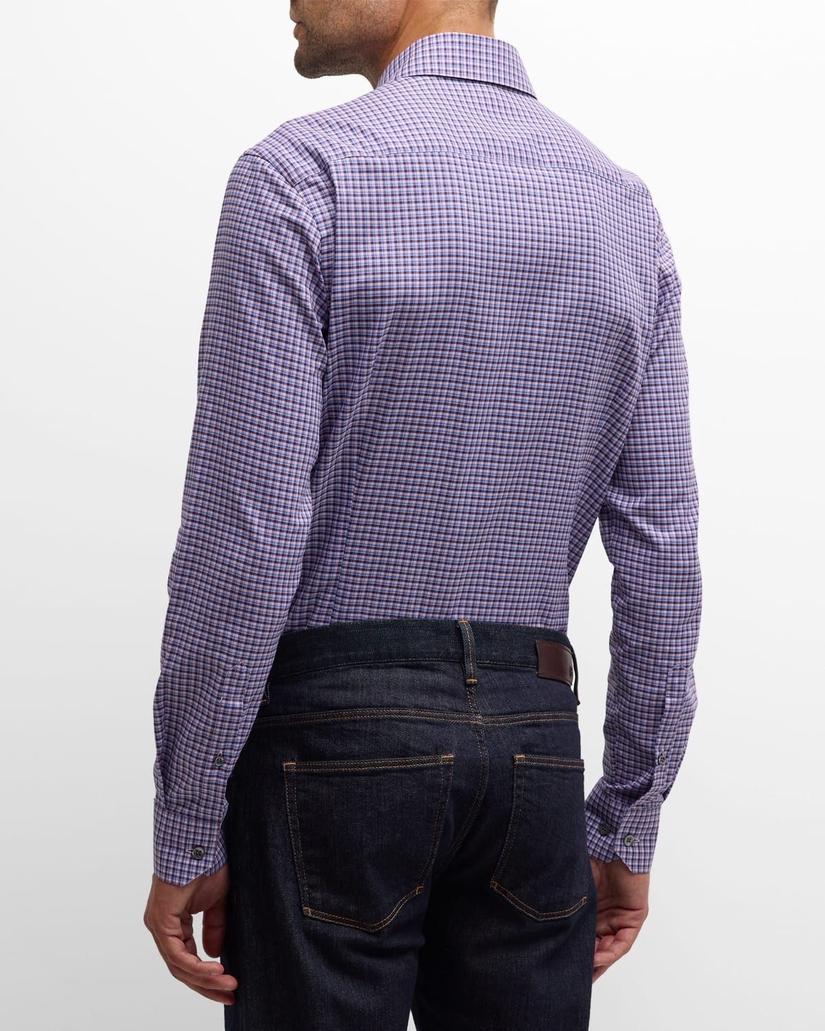 Men's Plaid Sport Shirt - 4