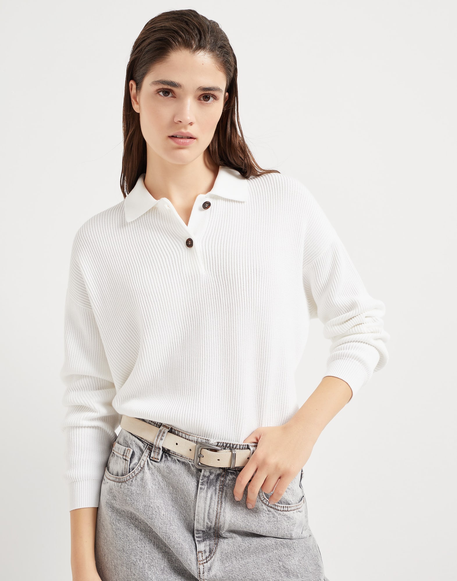 Suede calfskin belt - 3