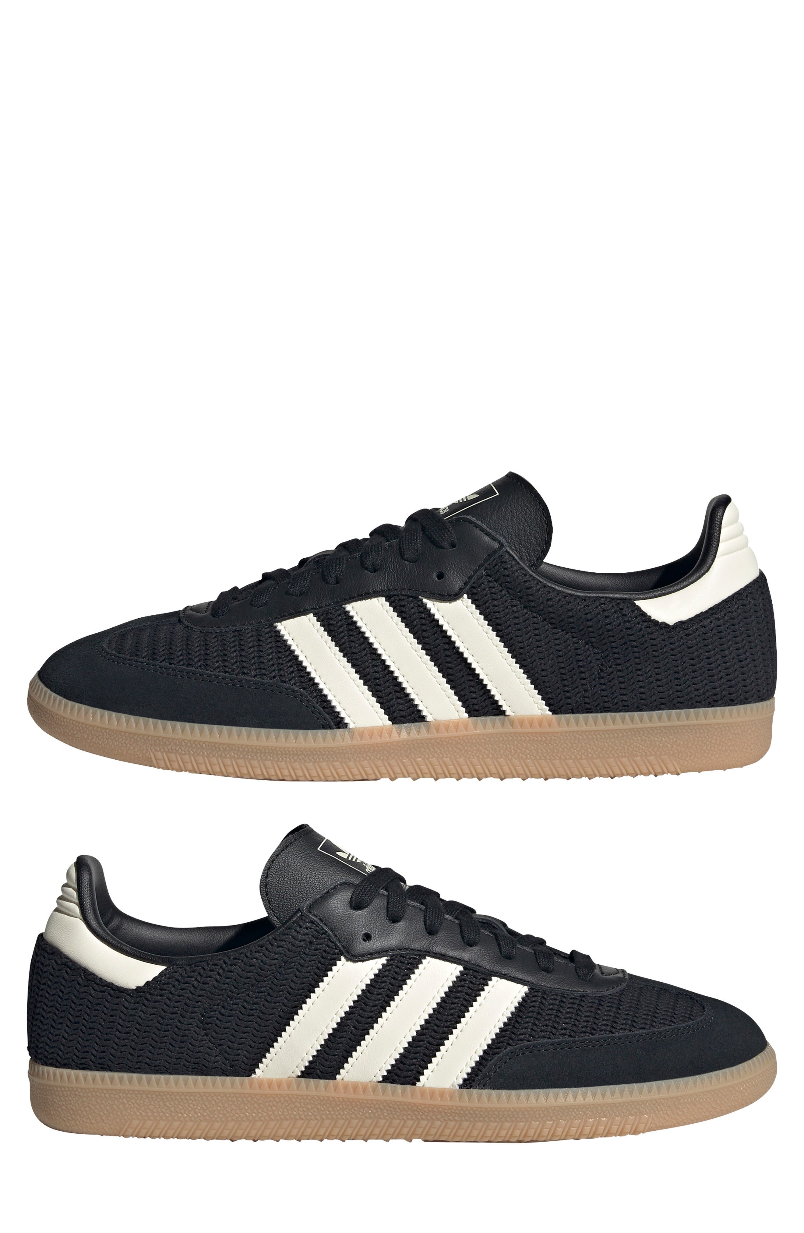 adidas Samba OG Sneaker in Black/cream White/magic Beige at Nordstrom - 9