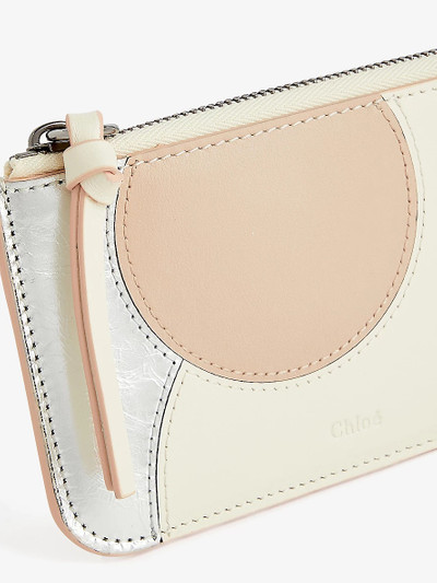 Chloé Moona logo-embossed leather wallet outlook
