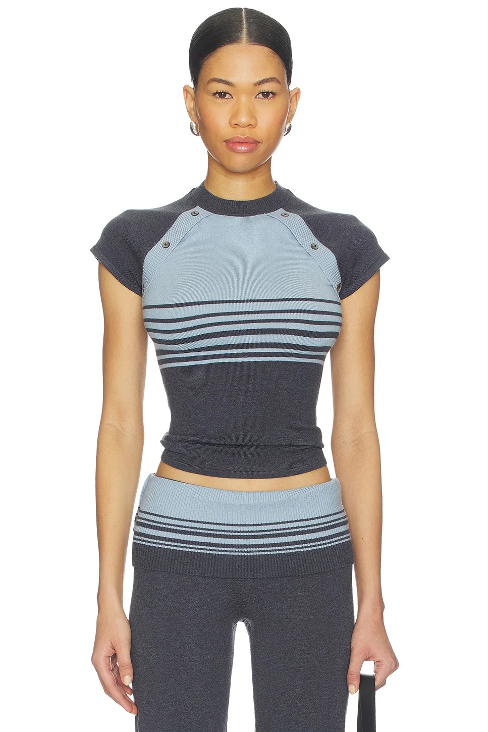 Shore Cloud Knit Short Sleeve Top - 1