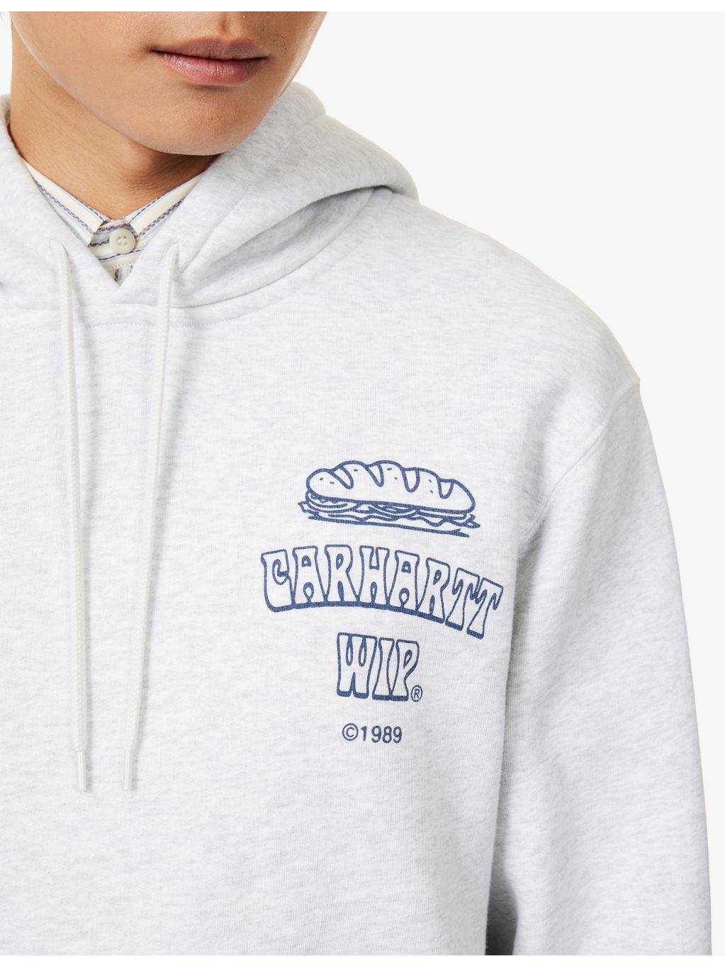 Sandwich Graphic-Print Long-Sleeve Cotton-Jersey Hoody - 5
