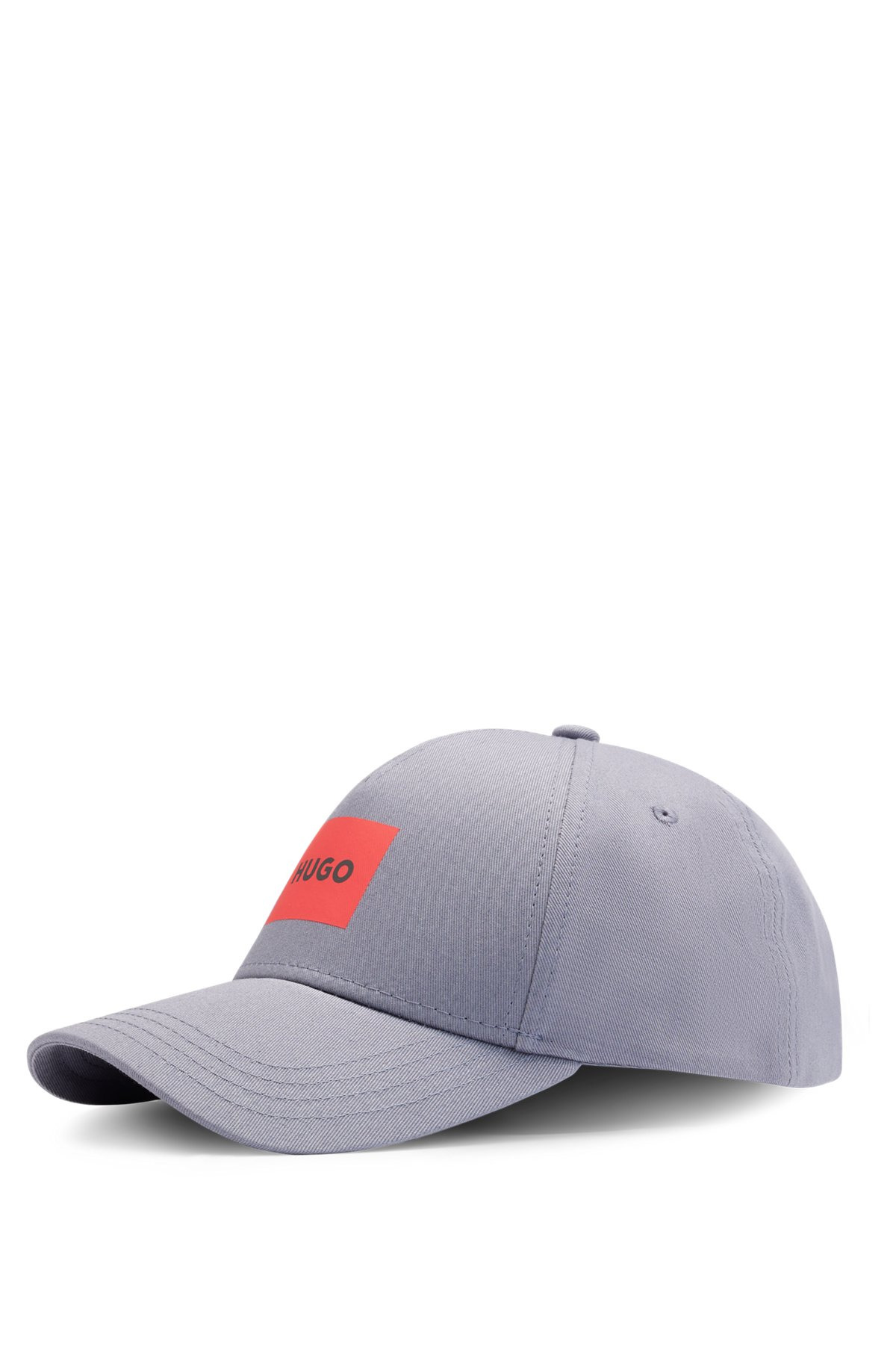 COTTON-TWILL WOVEN CAP WITH LOGO PRINT - 1