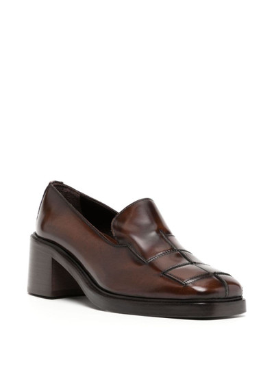 HEREU Guera 55mm leather loafers outlook