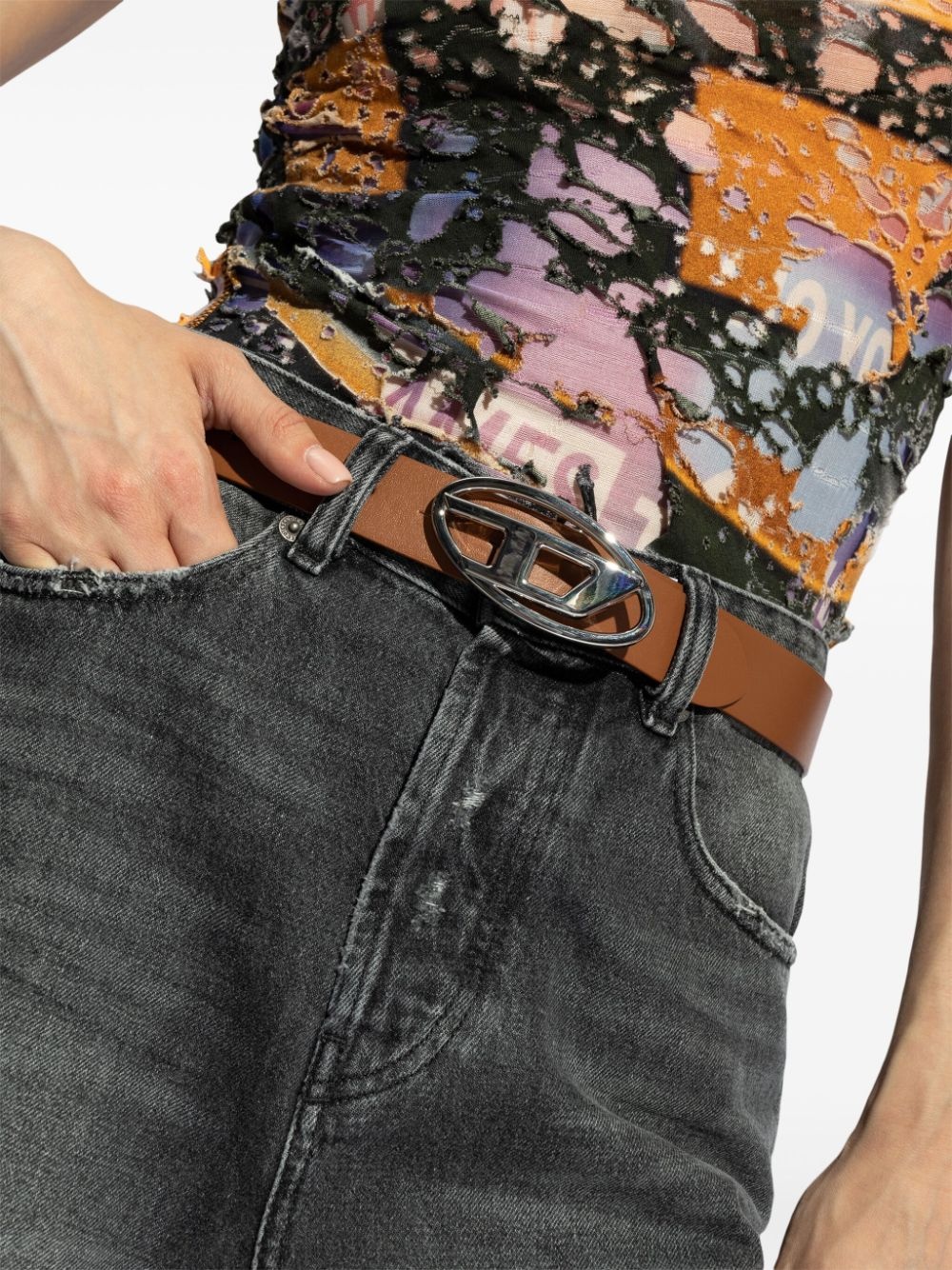 B-1dr leather belt - 4