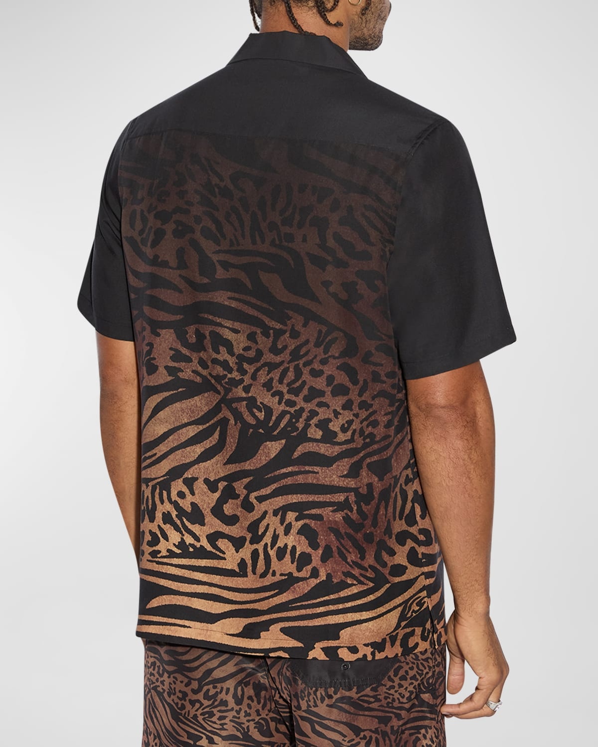 Men's Sinners Leopard Resort Shirt - 3