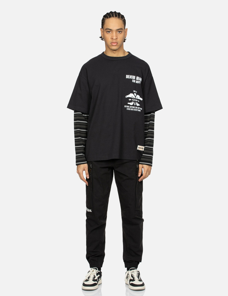 EVISU 2-IN-1 MULTI-PRINT LOOSE FIT T-SHIRT outlook