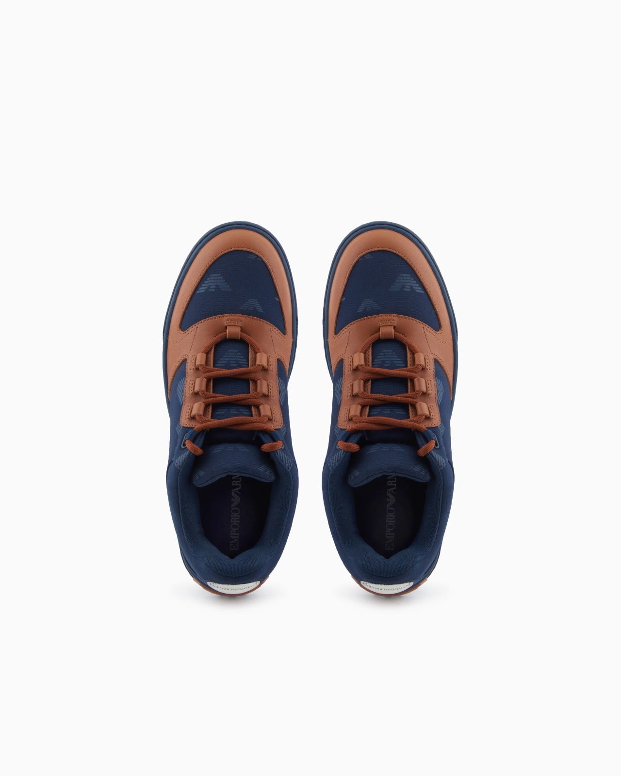CANVAS SNEAKERS WITH ALL-OVER EAGLES - 3