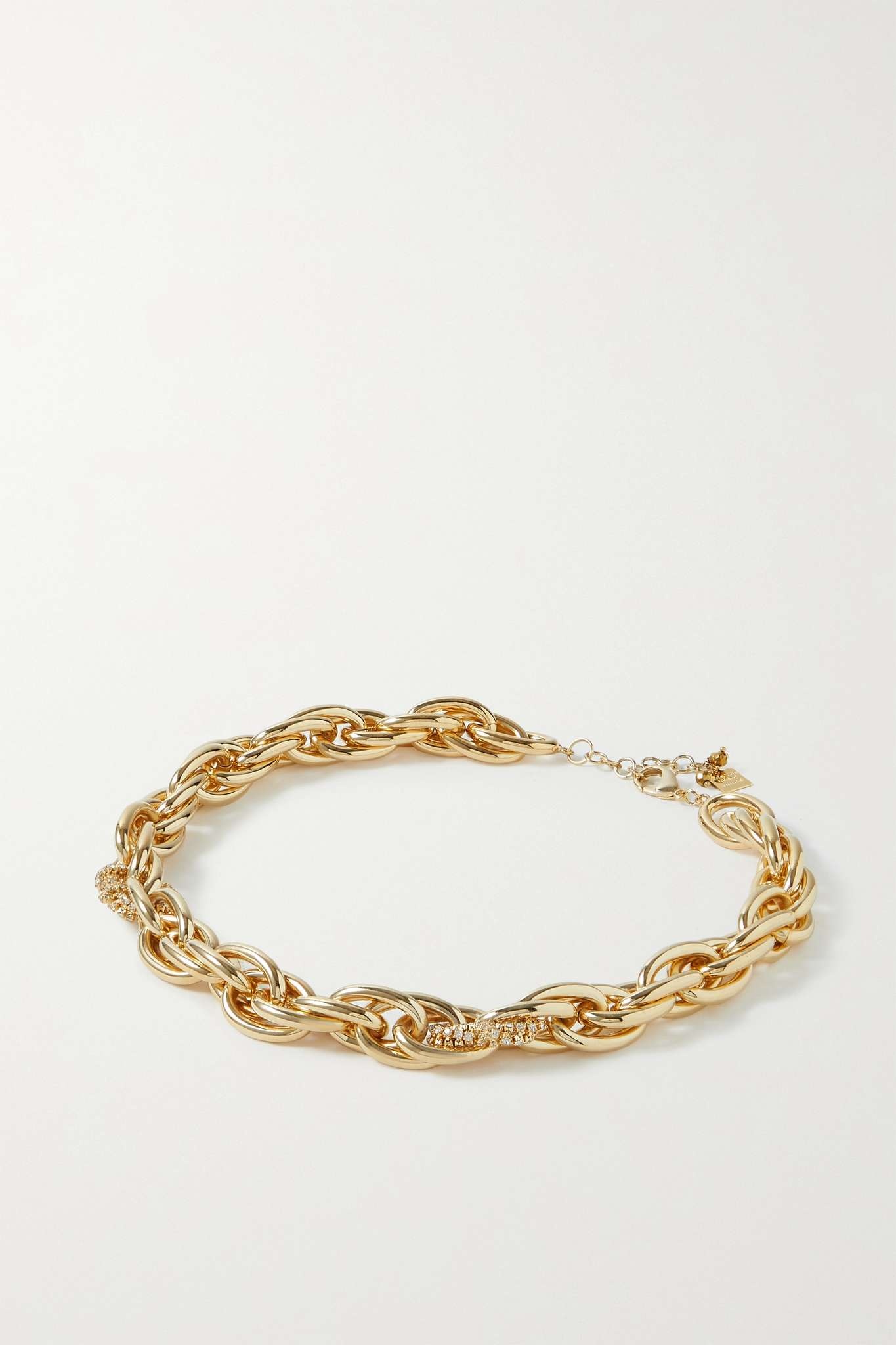 Vittoria gold-tone crystal necklace - 1