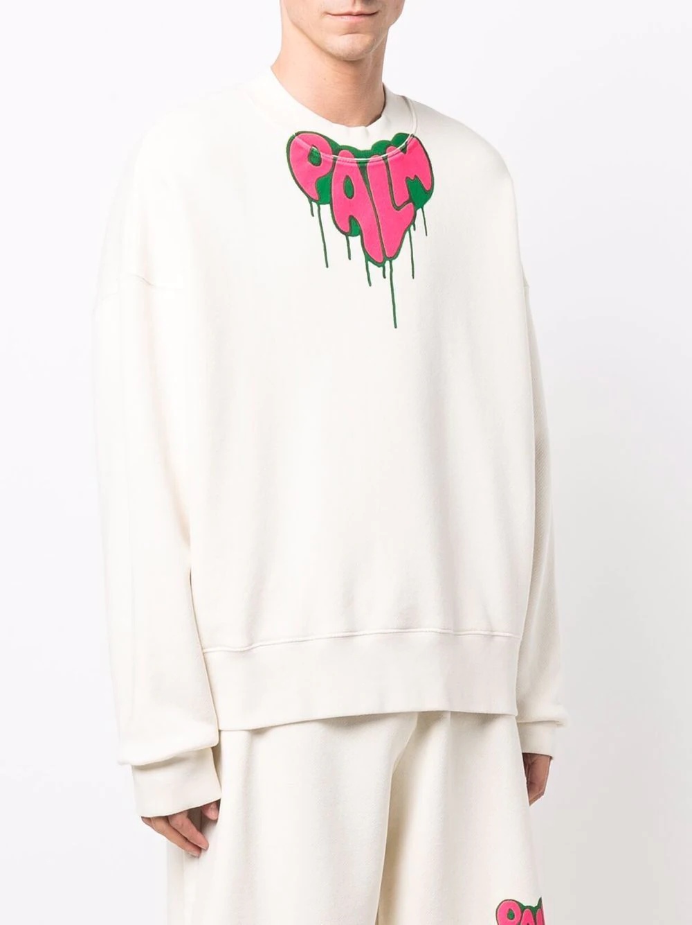 heart logo-print sweatshirt - 3