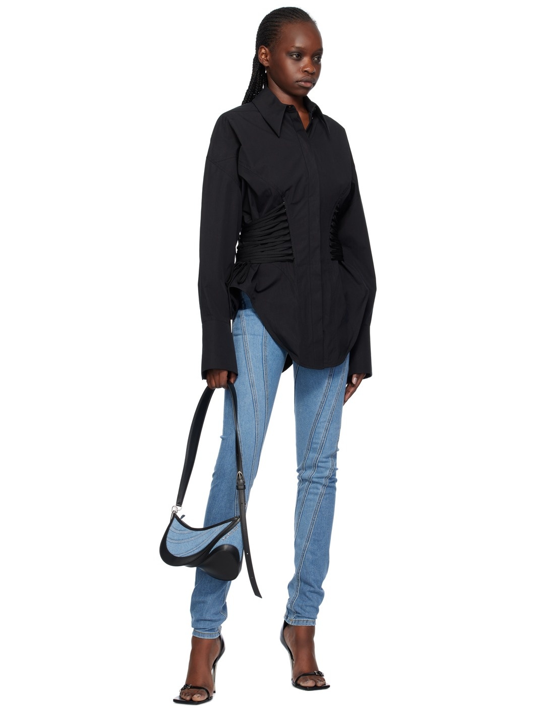 Blue Spiral Jeans - 4