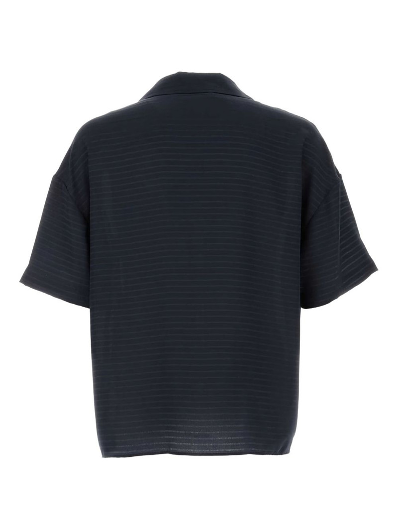 SAINT LAURENT silk polo shirt outlook