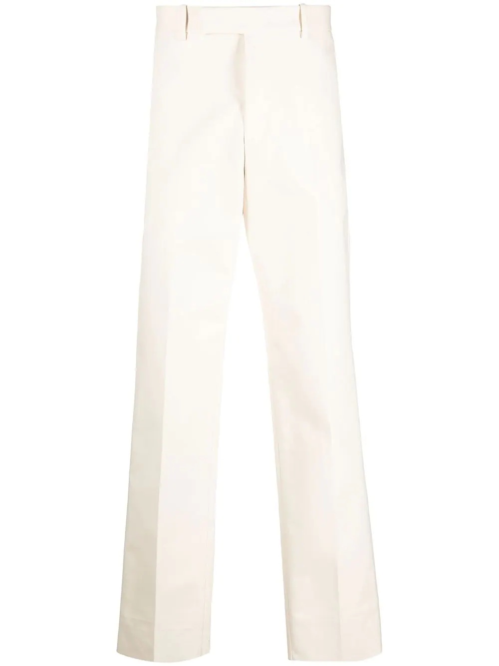 tailored straight-leg trousers - 1