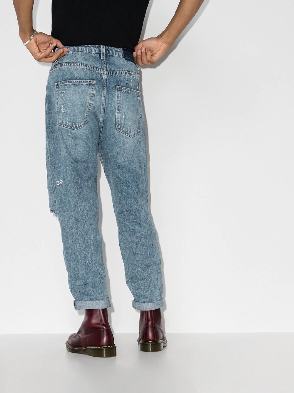 Bullet Vibez stonewashed loose-fit jeans - 3