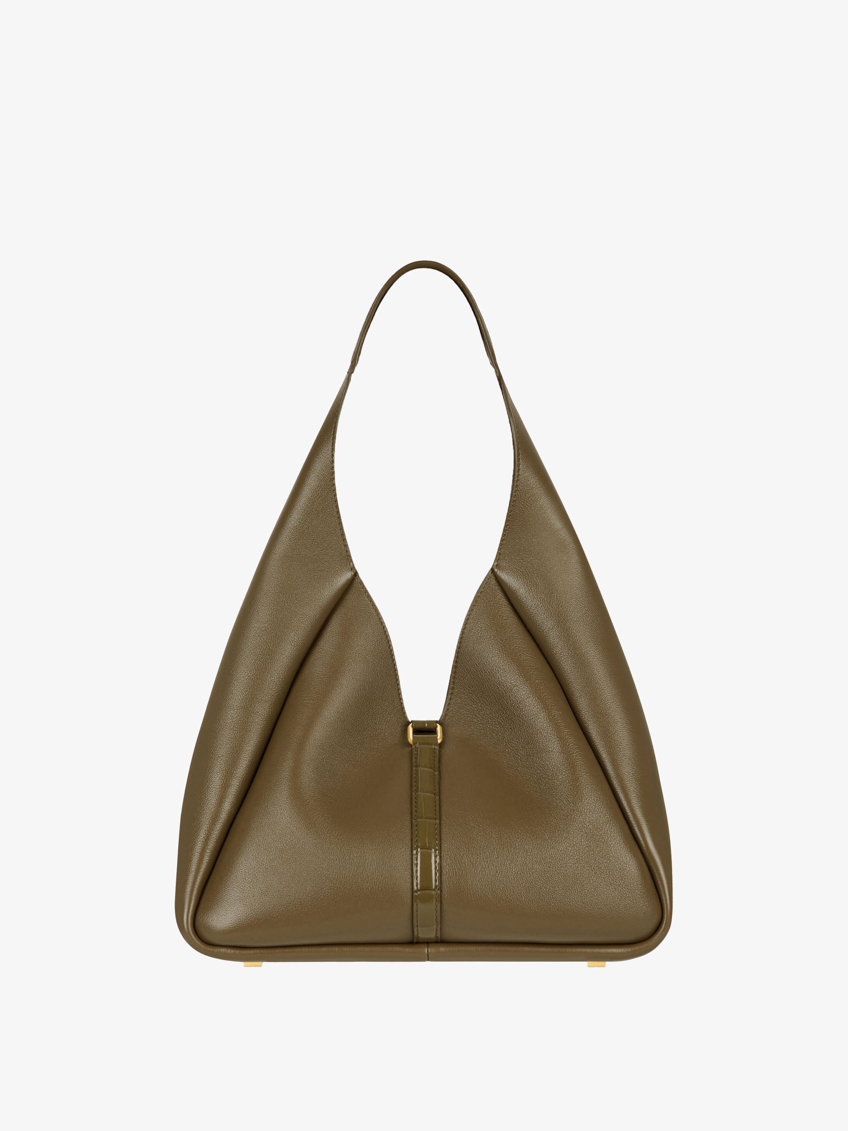 MEDIUM G-HOBO BAG IN GRAINED LEATHER - 4