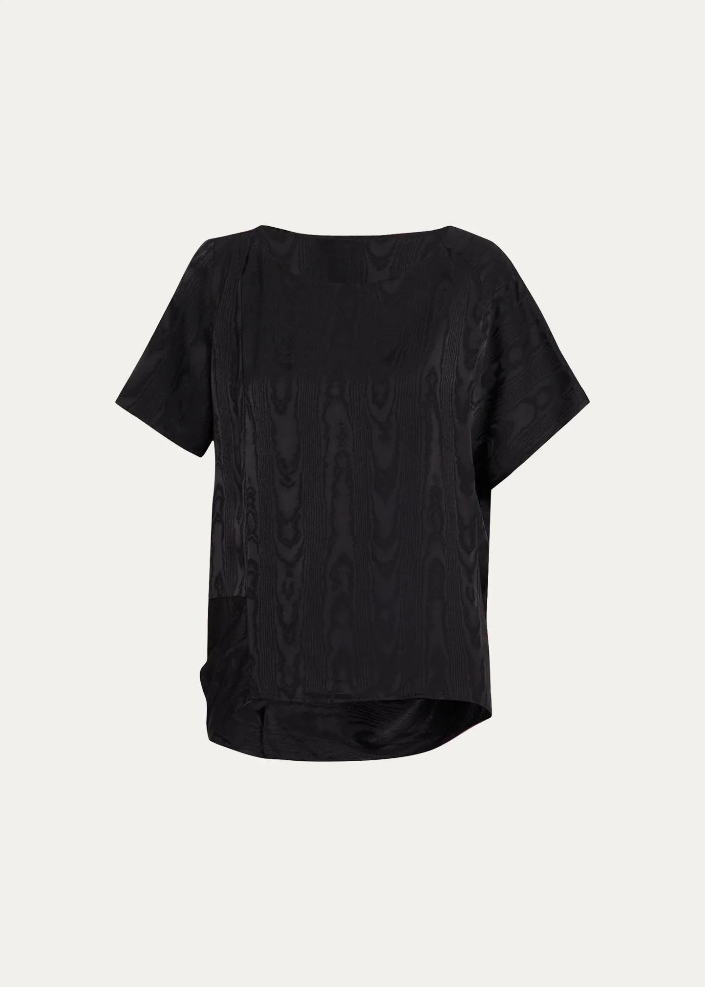 Women's Caressa Draped Top - Black - 1