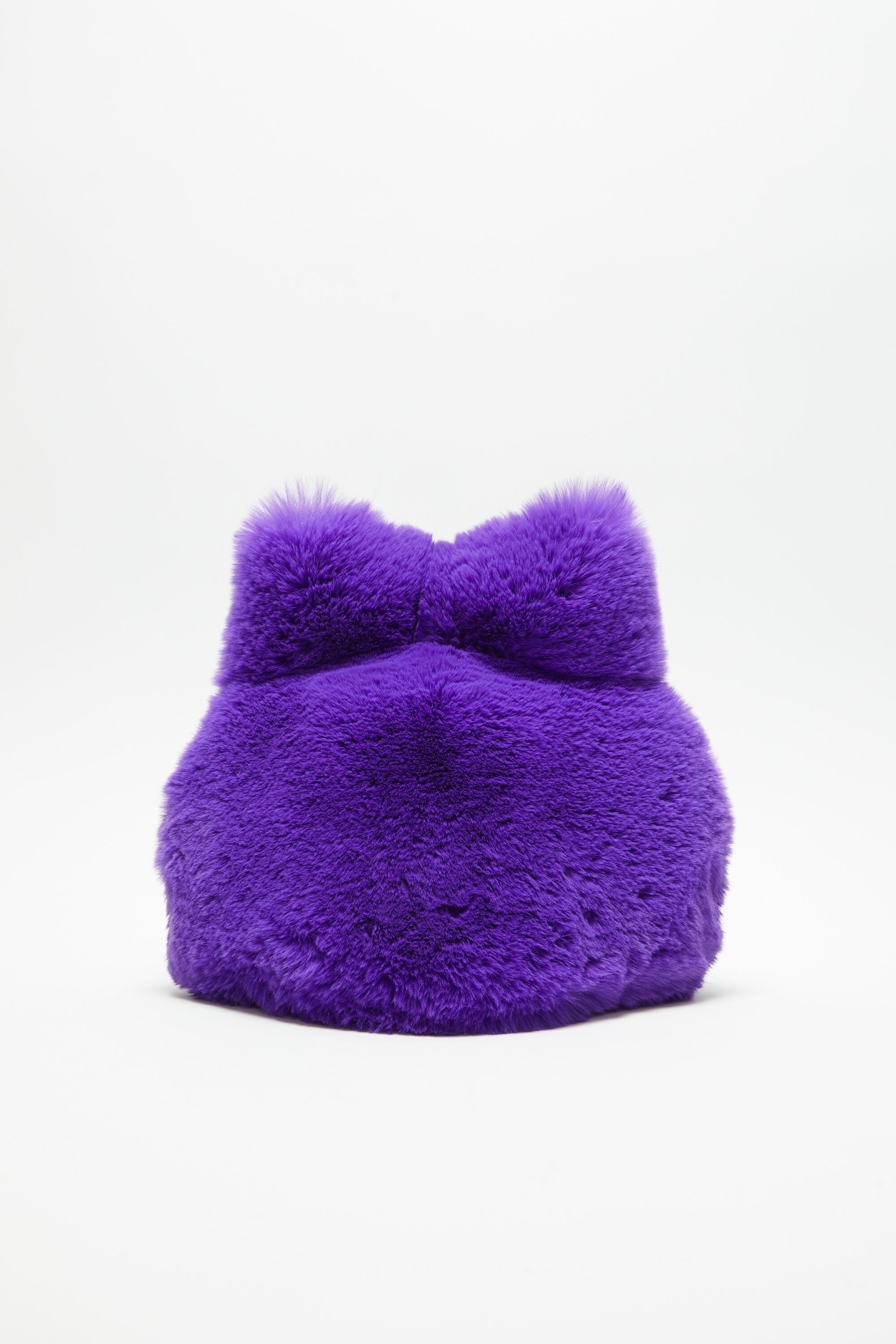 【関税込み】Acne Studios パープル Fluffy リボン ハット Acne Studios Faux Fur Hat Purple | thewebster | REVERSIBLE