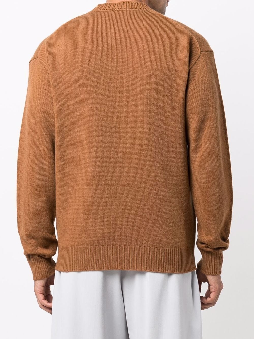 wool-cashmere crewneck jumper - 4