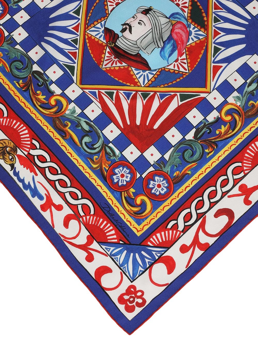 geometric-print multi-panel scarf - 2