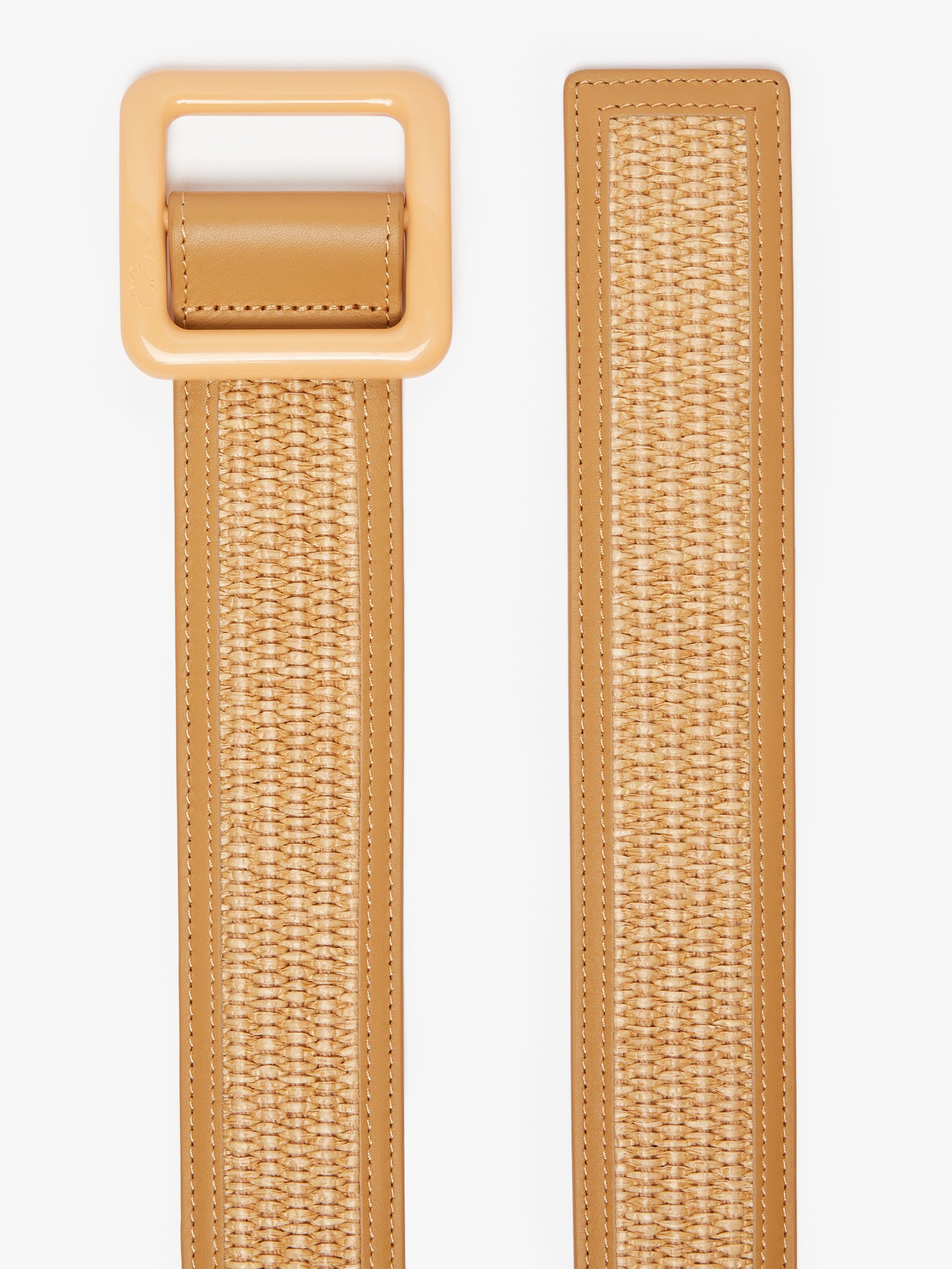 BOCCA Nylon and cotton raffia belt - 2