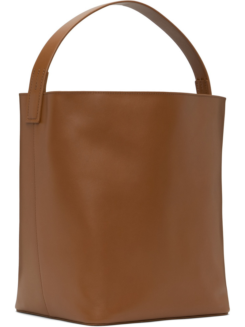 AURALEE Brown AETA Edition Leather Shoulder Bag outlook