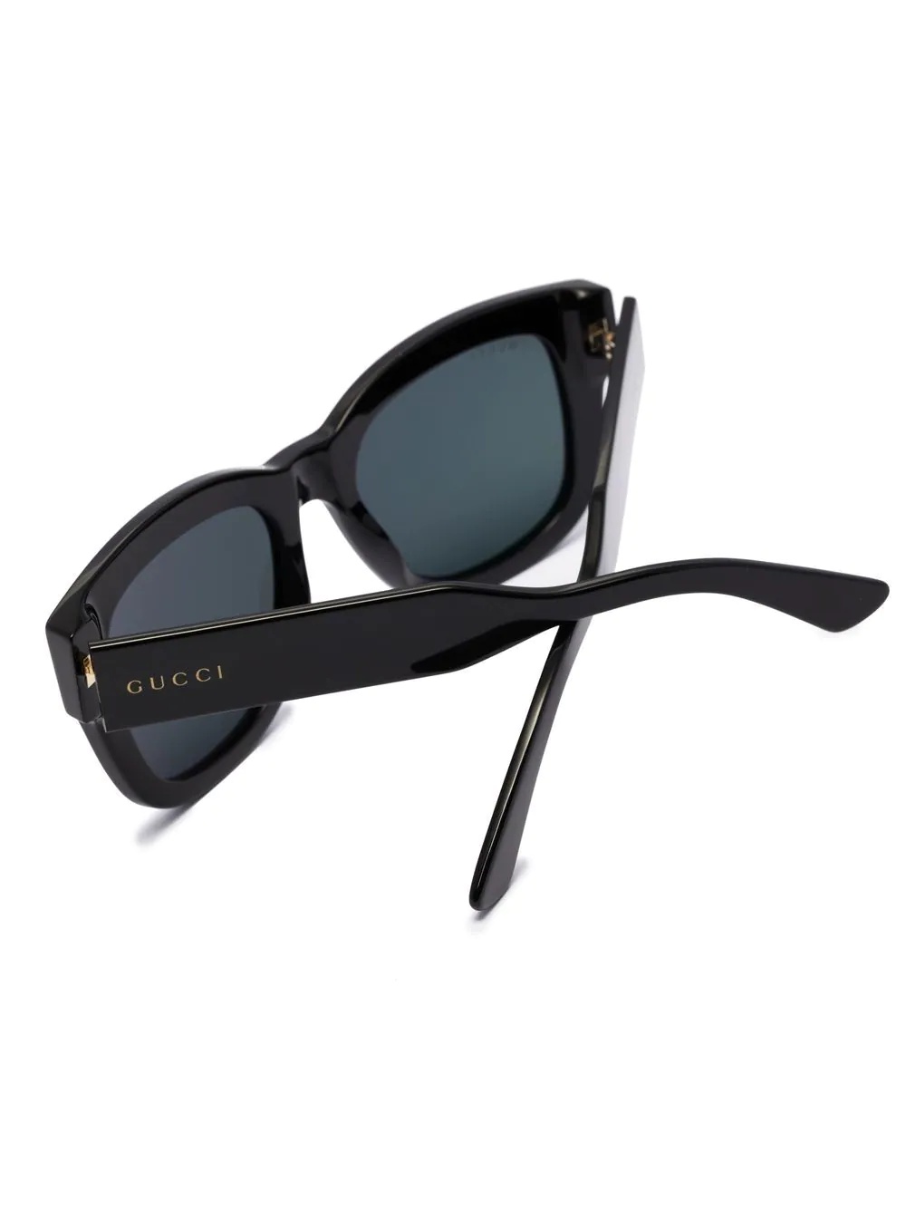 logo-print rectangle frame sunglasses - 3