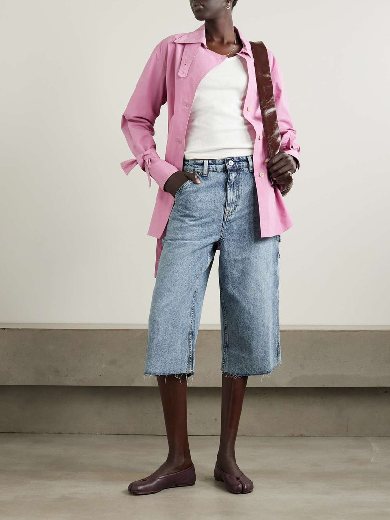 Our Legacy Trade frayed denim shorts outlook