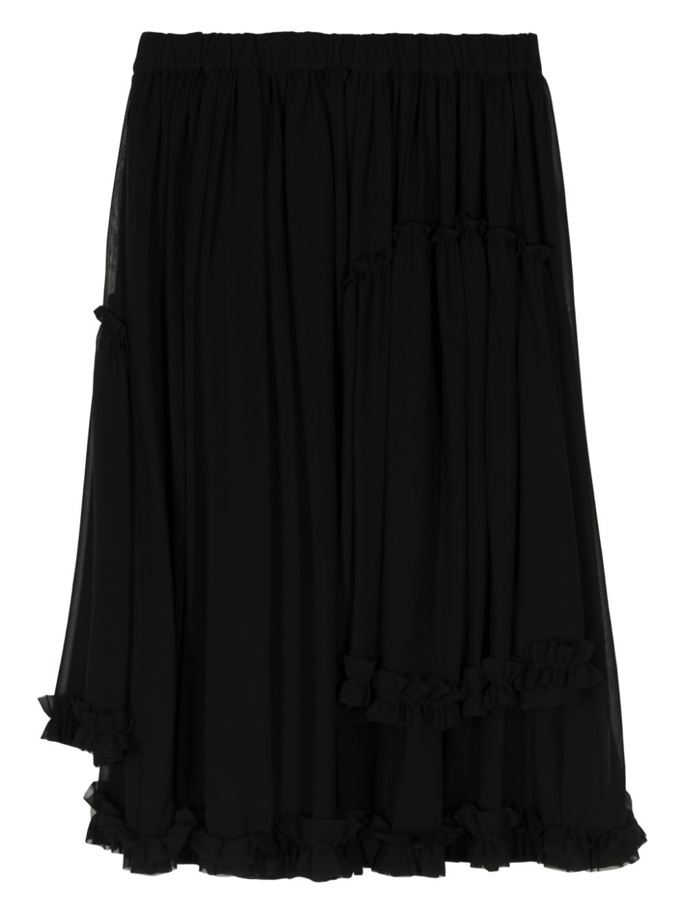 ruffled layered design skirt - 2