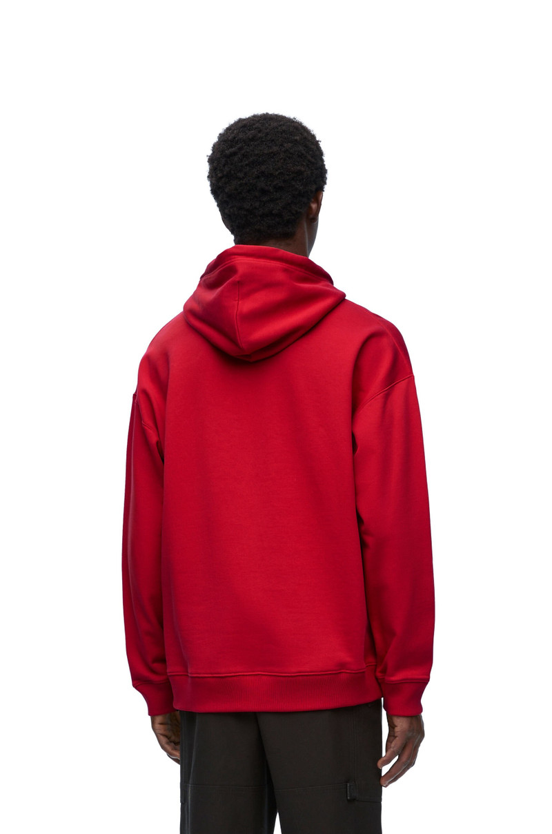 Relaxed fit hoodie in cotton 4
