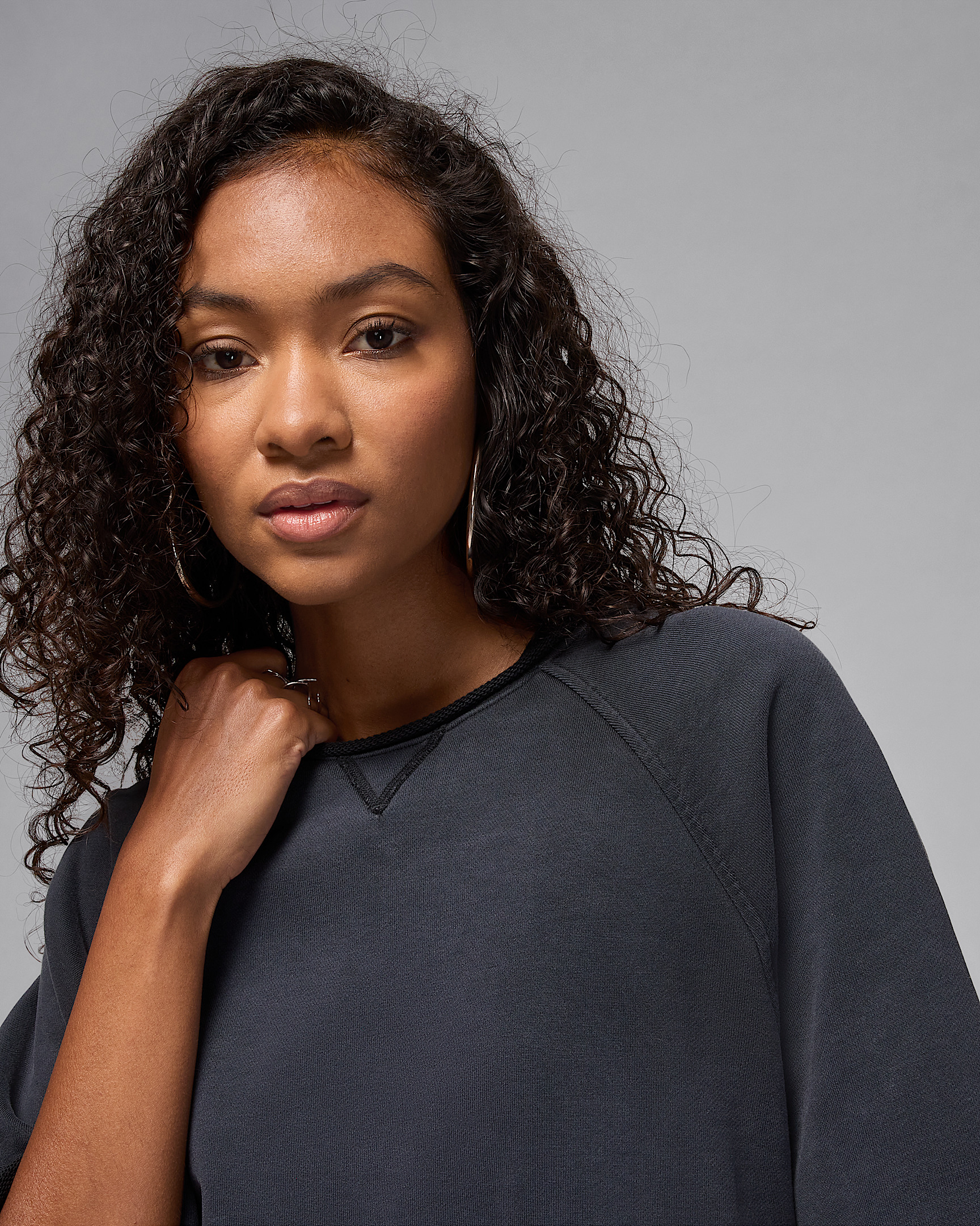 Jordan Flight Fleece Women's Oversized Short-Sleeve French Terry Top - 3