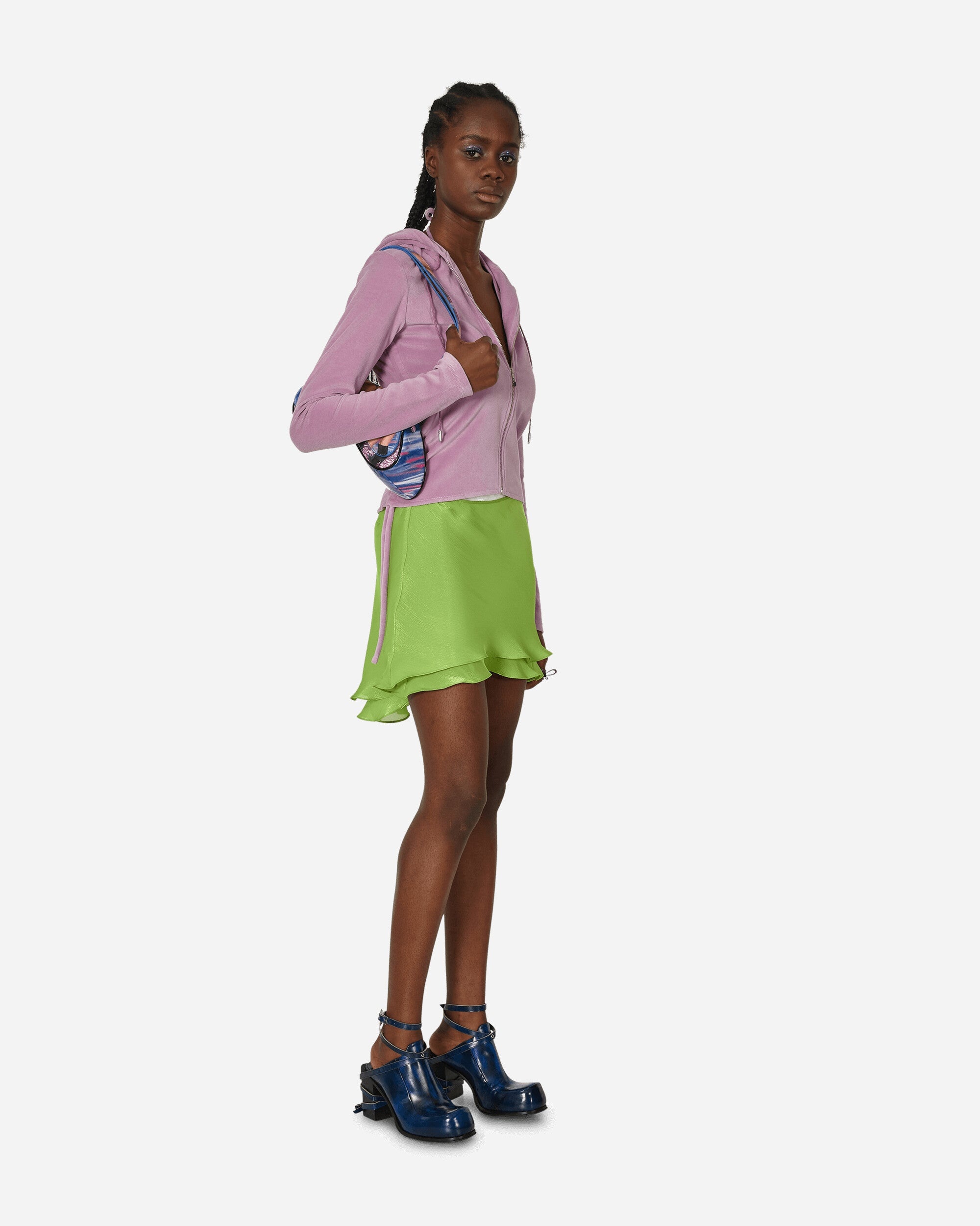 Layered Mini Skirt Apple - 4