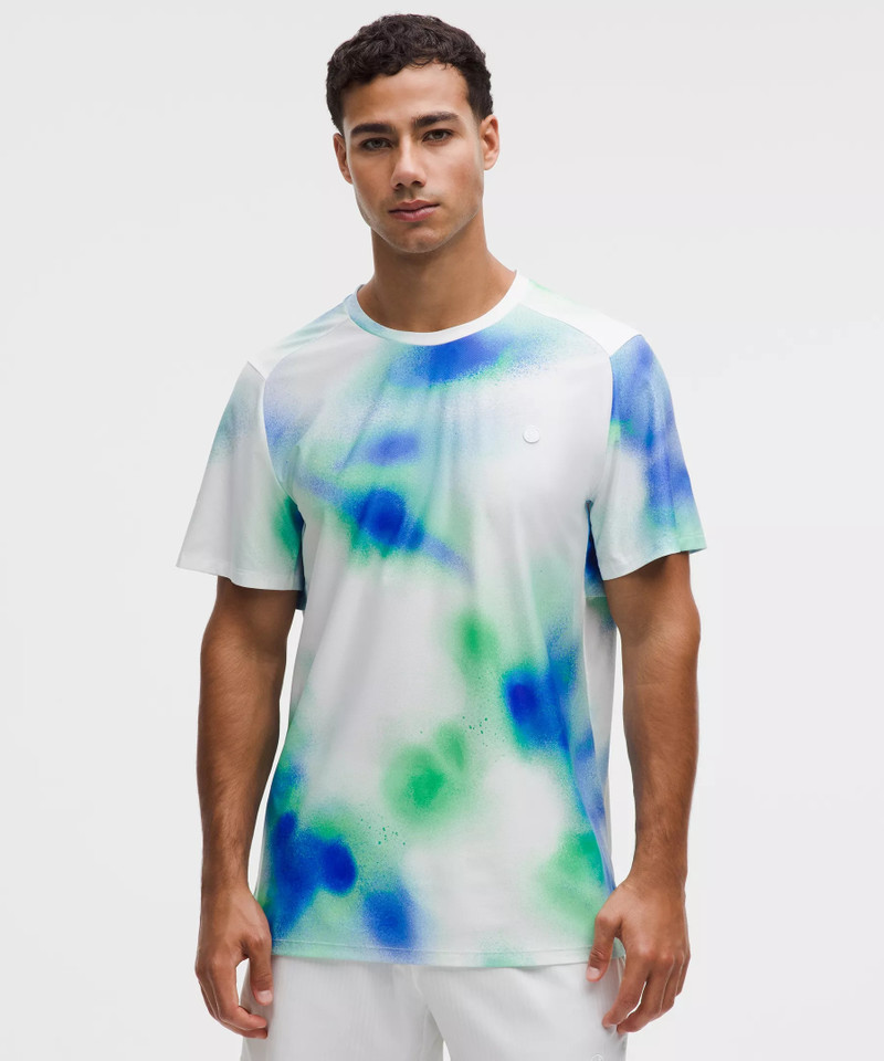 Men's Ventilated Short-Sleeve Tennis Shirt 1